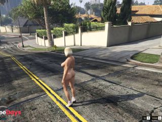 [GetFreeDays.com] GTA V Nude Mod Installed Game Play Part 10 GTA 5 Missions Story Mode Porn Clip January 2023-0