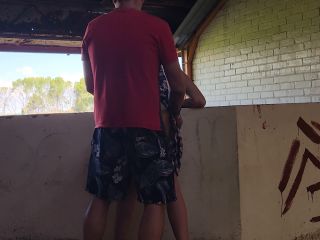 Public Pick Up Risky Fucking In Old Building-4