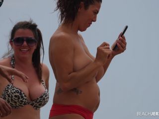 Topless Beach Party Voyeur!-2