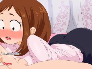 [GetFreeDays.com] Receiving a Blowjob from the Beautiful Ochaco Uraraka - RE Hero Academy Porn Film October 2022-1