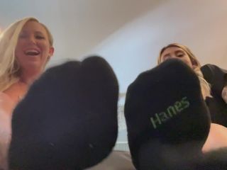 online clip 4 tori black femdom SorceressBebe, Mistress Redd — Our Sweaty Gym Socks, foot slave training on pov-2