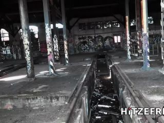 Fuck date for Lullu Gun in abandoned railway area!.-6