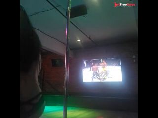 [GetFreeDays.com] Playing on the pole at work Porn Video December 2022-9