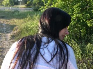 Young-Devotion – Public an der Autobahn gefickt und Fremdsperma geschluckt, amateur cutie on amateur porn -8