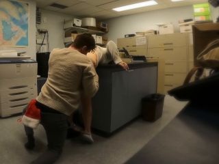 CAUGHT Fucking My Boss In The Storage Room At Office Christmas Party-5