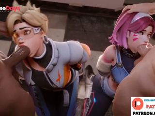 [GetFreeDays.com] Dva With Tracer Do Hard Gangbang Blowjob And Getting Cum in Mouth  Exclusive Overwatch Hentai 4k Porn Leak March 2023-4