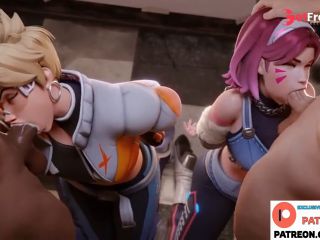 [GetFreeDays.com] Dva With Tracer Do Hard Gangbang Blowjob And Getting Cum in Mouth  Exclusive Overwatch Hentai 4k Porn Leak March 2023-5