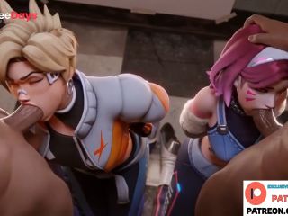 [GetFreeDays.com] Dva With Tracer Do Hard Gangbang Blowjob And Getting Cum in Mouth  Exclusive Overwatch Hentai 4k Porn Leak March 2023-6