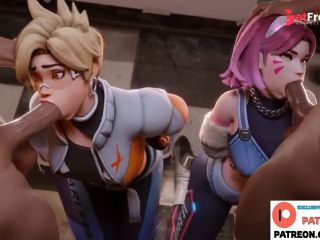 [GetFreeDays.com] Dva With Tracer Do Hard Gangbang Blowjob And Getting Cum in Mouth  Exclusive Overwatch Hentai 4k Porn Leak March 2023-8