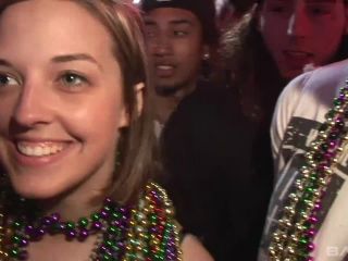 Mardi Gras Gets Wild Women Making Out And Flashing Tits And Ass-2