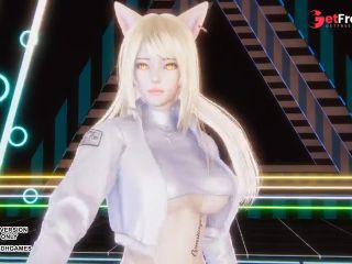 [GetFreeDays.com] MMD EVERGLOW - Bon Bon Chocolat Ahri Sexy Kpop Dance 4K 60FPS Adult Stream October 2022-8