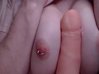 femdom biting Mia Melon – Tits Fuck 2, piercings on big tits-6