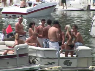 Lipstick Lesbian Weekend For Four Girls Gets Busy On The Boat lesbian -6